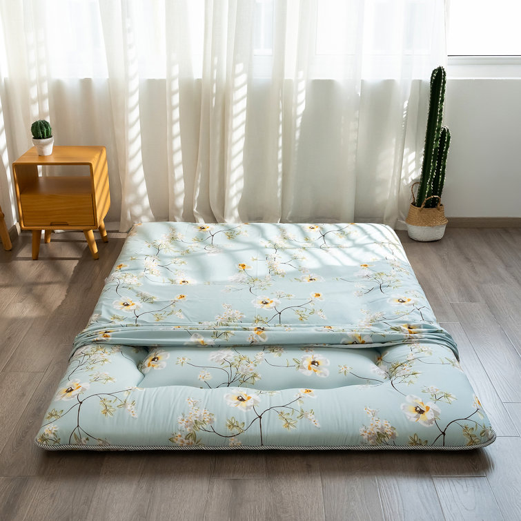 Alwyn Home Japanese Floral Design Memory Foam Futon Mattress Wayfair